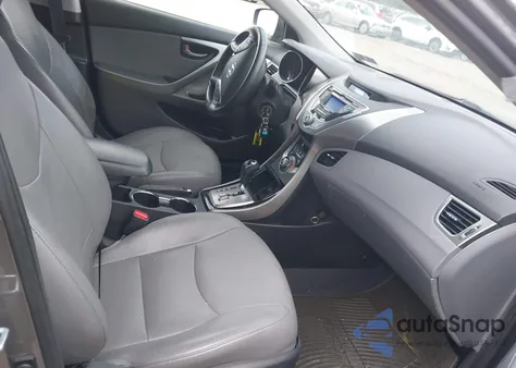 2013 Hyundai Elantra Limited z USA, uszkodzony, nr VIN 5NPDH4AE1DH184160